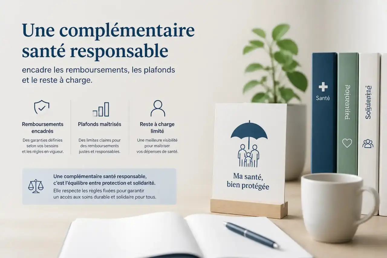 Une complémentaire santé responsable encadre les remboursements, les plafonds et le reste à charge