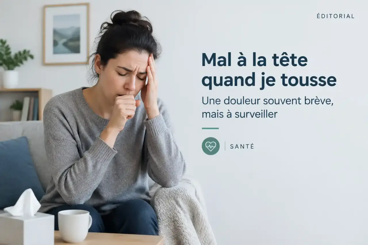 Mal à la tête quand je tousse : une douleur souvent brève, mais à surveiller