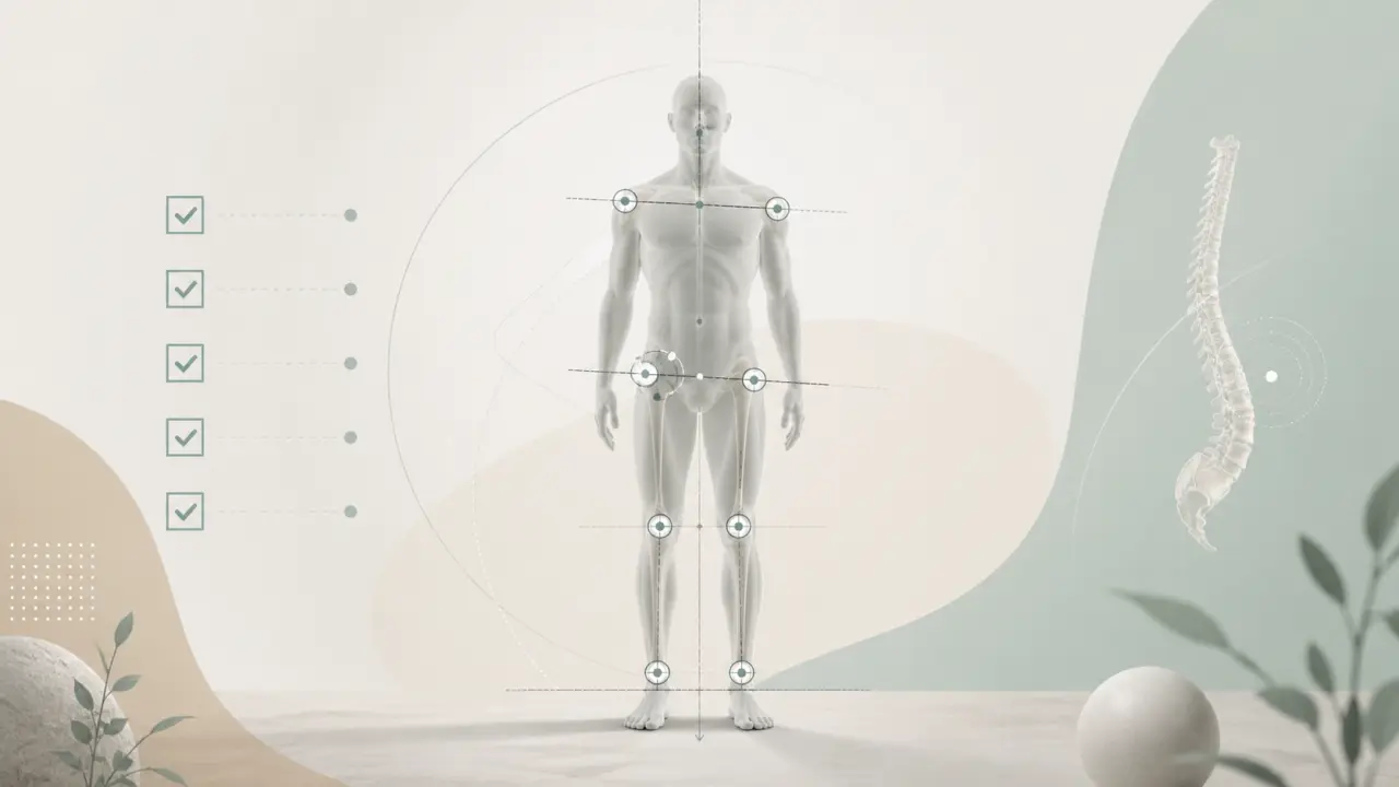Illustration abstraite d'une structure anatomique moderne et épurée