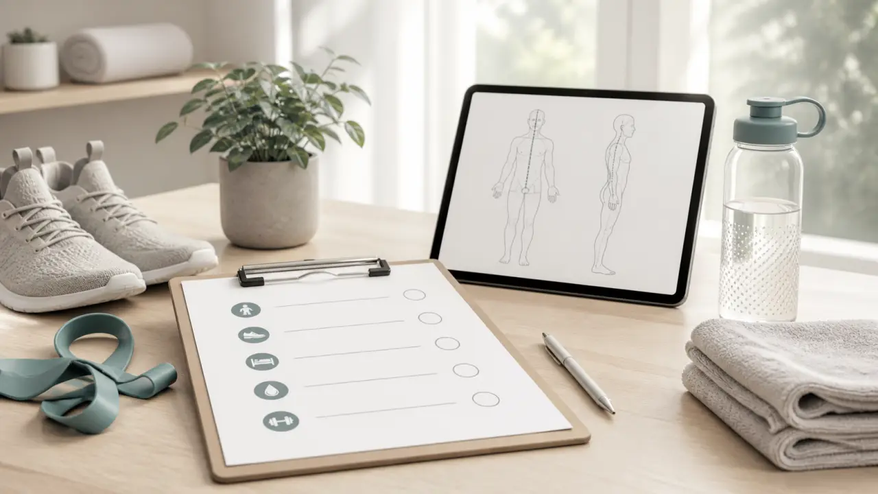 Illustration minimaliste d'une structure anatomique dans des tons clairs et verts sauge